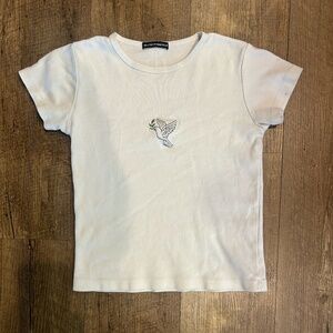 RARE brandy Melville dove tee